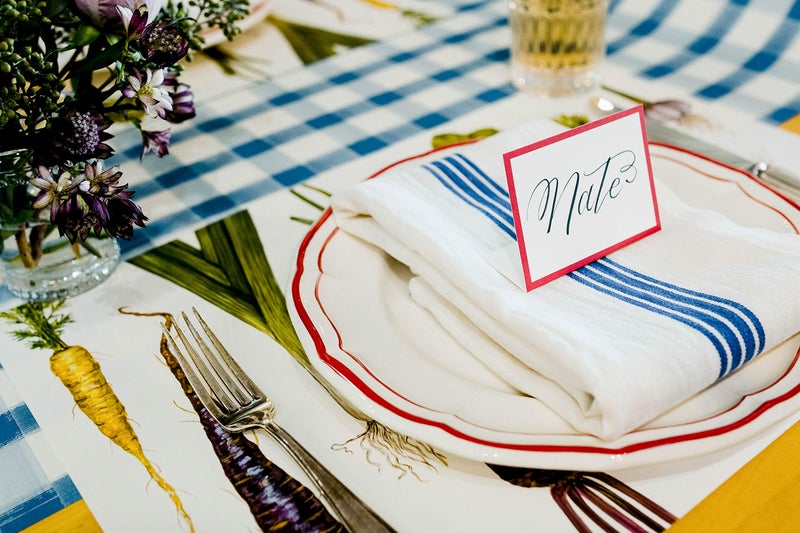 Hester & Cook Paper Placemat, Pad of 18 - Natural Farmer's Market - Image 5